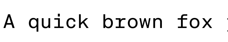 Preview of Approach Mono TRIAL Regular font