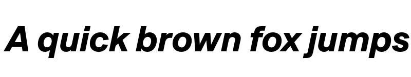 Preview of Approach TRIAL Bold Italic font