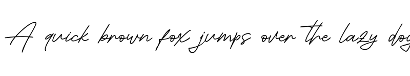 Preview of April June Regular font