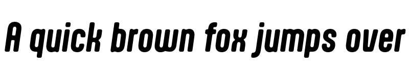 Preview of Aptly Bold Italic font