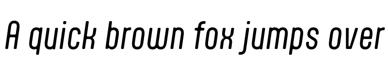 Preview of Aptly Italic font