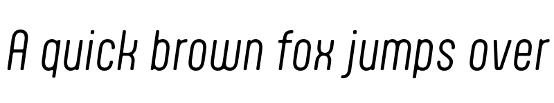 Preview of Aptly Light Italic font