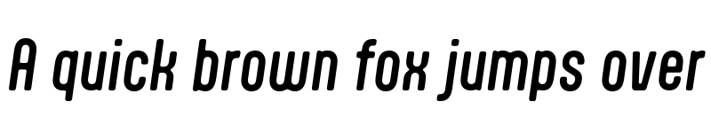 Preview of Aptly Medium Italic font