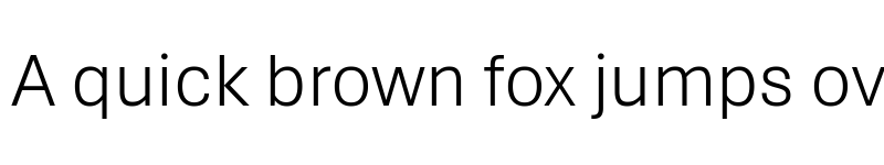 Preview of Aptos Light font