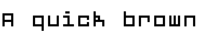 Preview of Aquarius Regular Mono font