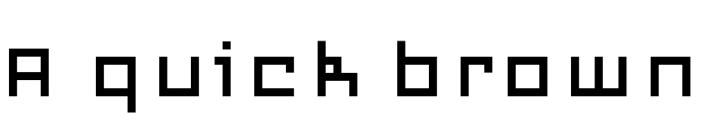 Preview of Aquarius Regular font