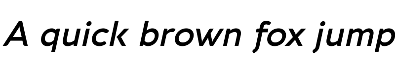 Preview of Aquawax Pro Trial DemiBold Italic font