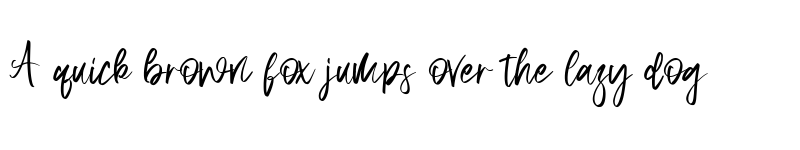 Preview of Aquilla Regular font