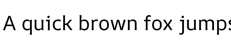 Preview of AR One Sans Regular font