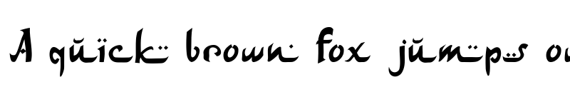 Preview of ArabDances Regular font