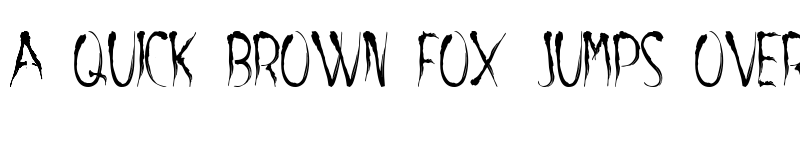 Preview of aracnoide Regular font