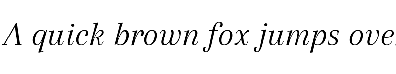 Preview of Arapey Italic font
