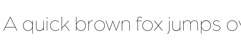 Preview of Arboria Thin font