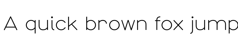 Preview of Arbotek Light font