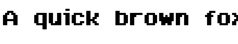 Preview of Arcadepix Regular font