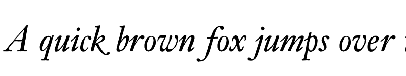 Preview of Archetype Italic font