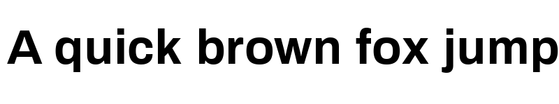 Preview of Archivo Bold font