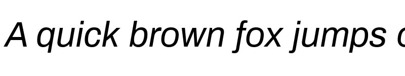 Preview of Archivo Italic font