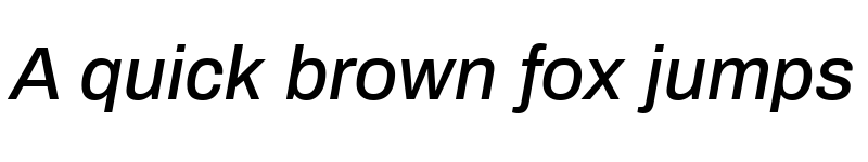 Preview of Archivo Medium Italic font