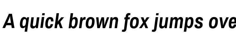 Preview of Archivo Narrow Bold Italic font