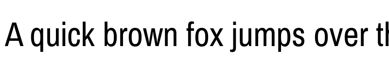 Preview of Archivo Narrow Regular font