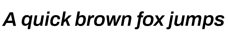 Preview of Archivo SemiBold Italic font