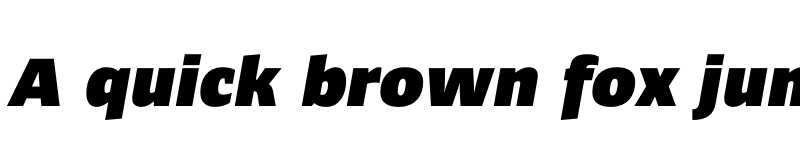 Preview of Ardoise Std Black Italic font