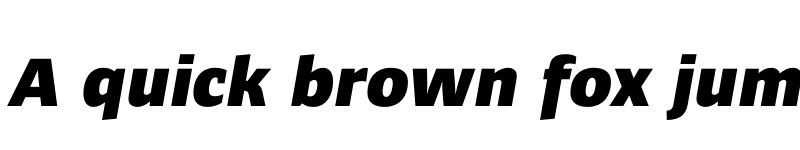 Preview of Ardoise Std Heavy Italic font