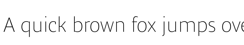 Preview of Ardoise Std Thin font