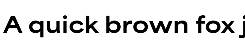 Preview of Area Extended ExtraBold font