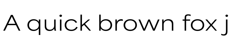 Preview of Area Extended Regular font