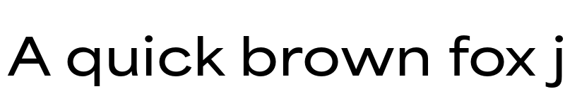 Preview of Area Extended SemiBold font