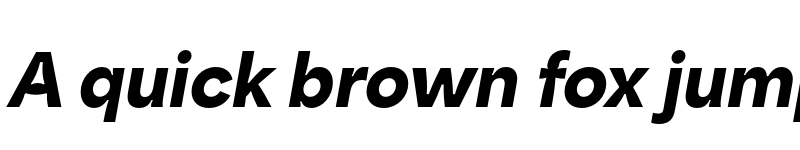 Preview of Area Inktrap Black Italic font