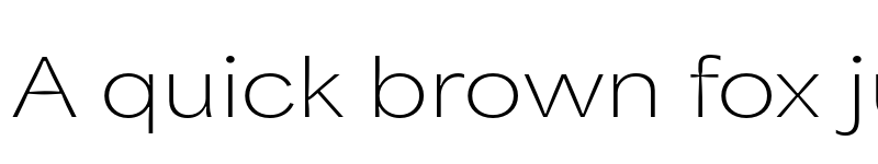 Preview of Area Inktrap Extended Thin font