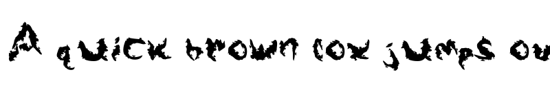 Preview of Arek Is So Grungey Regular font