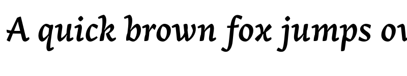 Preview of Arek Latin Semibold Italic font