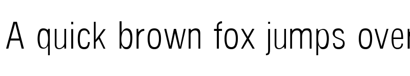 Preview of Arena Condensed Light Regular font