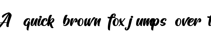 Preview of Arfelick Feather Regular font