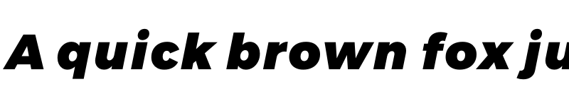 Preview of Argentum Sans Black Italic font