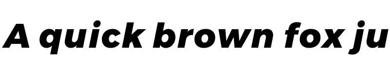 Preview of Argentum Sans ExtraBold Italic font