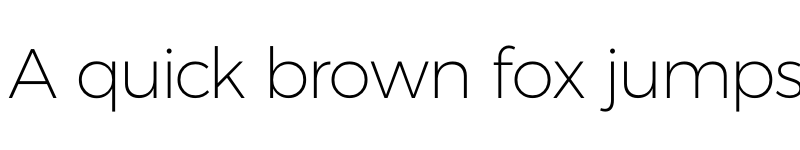 Preview of Argentum Sans ExtraLight font