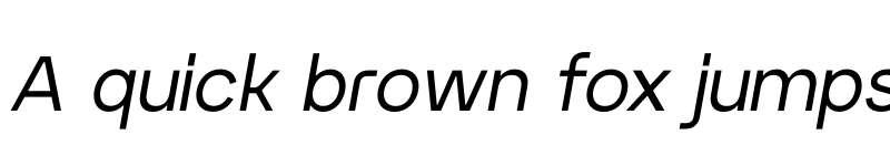 Preview of Argon Oblique font