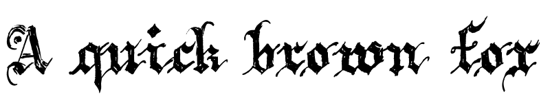 Preview of Argor Brujsh Scaqh Regular font