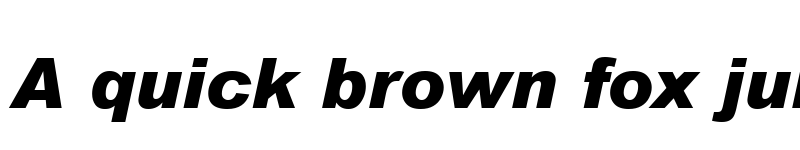 Preview of Arial Black Italic font