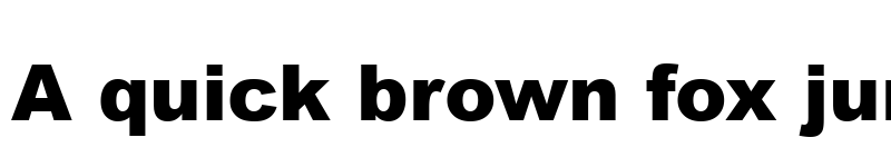 Preview of Arial Black font