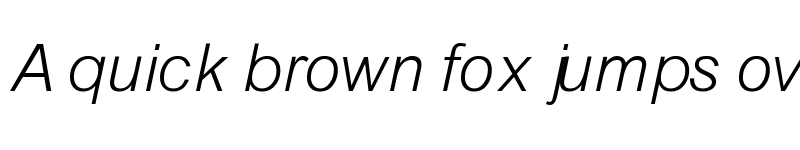 Preview of Arial Light Italic font