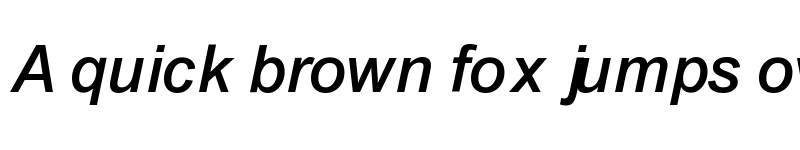 Preview of Arial Medium Italic font