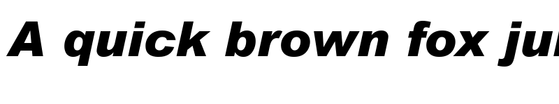 Preview of Arial MT Black Italic font