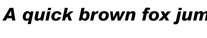 Preview of Arial MT Extra Bold Italic font