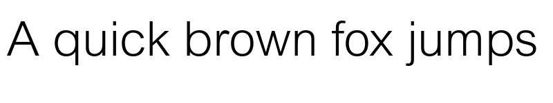 Preview of Arial MT Light font